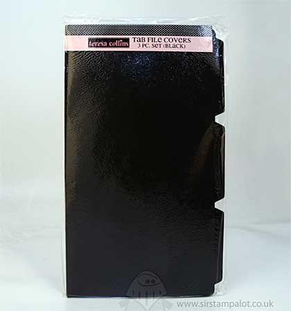 SO: Teresa Collins Tab File Covers - Black (3PK)