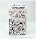 SO: Imagination Crafts Decoupage Stamps - Butterfly