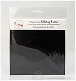 SO: Imagination Crafts Essentials - 6x6 Glossy Card - Black