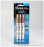 SO: Sharpie Metallic Pens - Extra Fine Tip (Gold Silver Copper)