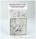 SO: Imagination Crafts Christmas Decoupage Stamps - Dove