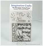 SO: Imagination Crafts Christmas Decoupage Stamps - Holly