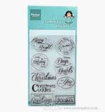 SO: Marianne Design - Stamp Fairy Clear Stamps Christmas Sentiments