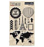SO: Teresa Collins - Far and Away Collection - Clear Stamp Set