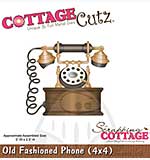 SO: Cottage Cutz - 4x4 Cutting Die - Old Fashioned Phone