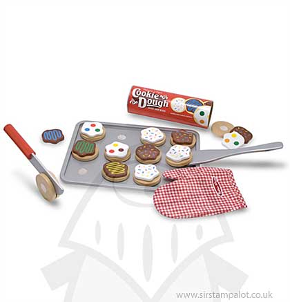 Melissa and Doug - Wooden Food Slice and Bake Cookie Play Set