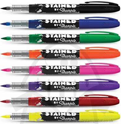 SO: Sharpies - Stained Brush Tip Fabric Markers