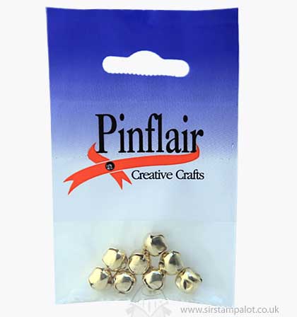 SO: Pinflair Jingle Bells Gold 3/8\" inch