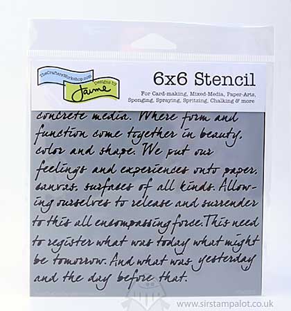 Crafters Workshop 6x6 Template - Mini Art Is