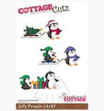 SO: Cottage Cutz - 4x6 Cutting Die - Jolly Penguin