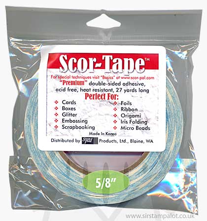 Scor-Tape (5/8\") - Premium Double-Sided Adhesive - (27 Yards