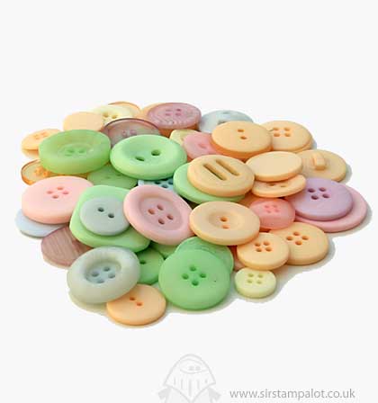 SO: Buttons - Pastels (Average 60grams)
