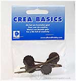 SO: Crea-Basics Metal Embellishments - Attache Crevatte Tie Clips 5P