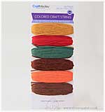 SO: Coloured Craft String - Darks (9m of each colour)