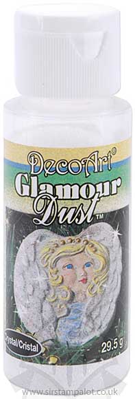 DecoArt Glamour Dust Sprinkle on Glitter - Crystal 29.5grams