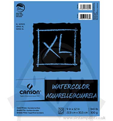 SO: Canson XL Watercolor Pad 9x12inch Cold Pressed 30 Sheets