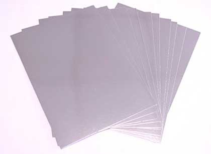 SO: Silver Mirror Card A4 x 10 sheets
