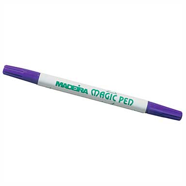 Madeira Magic Vanishing Dual Ended Fabric Marker Pen (Purple)