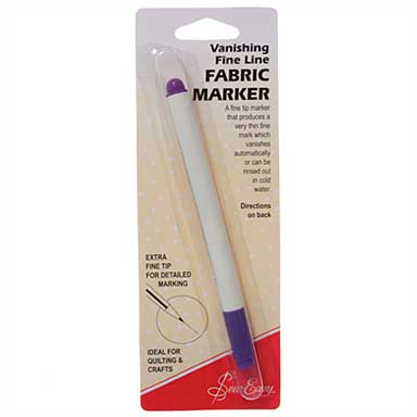 SO: Vanishing Fine Line Fabric Marker Pen (Purple)