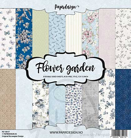 SO: Papirdesign Flower Garden Paper Pack (12x12)