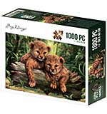 Amy Design Wild Animals Jigsaw Puzzle - Cubs (1000 pieces)