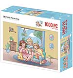 SO: Yvonne Creations Bubbly Girls Jigsaw Puzzle - Tea Time (1000 pieces)