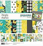 SO: Simple Stories Collection Kit 12x12 - Simple Vintage Lemon Twist