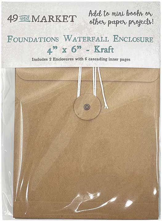 49 And Market Foundations Waterfall Enclosure - Kraft (4x6)