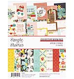 SO: Simple Stories Double-Sided Paper Pad 6x8 24pk - Apron Strings Recipe Book