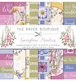 The Paper Boutique Springtime Meadows 8 in x 8 in Embellishments Pad