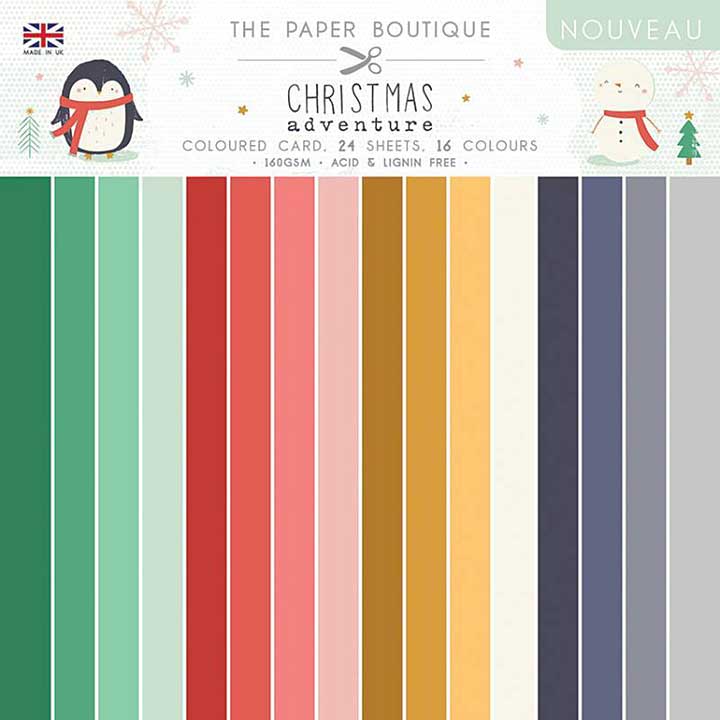 SO: The Paper Boutique Christmas Adventure 8 in x 8 in Colour Card Pack