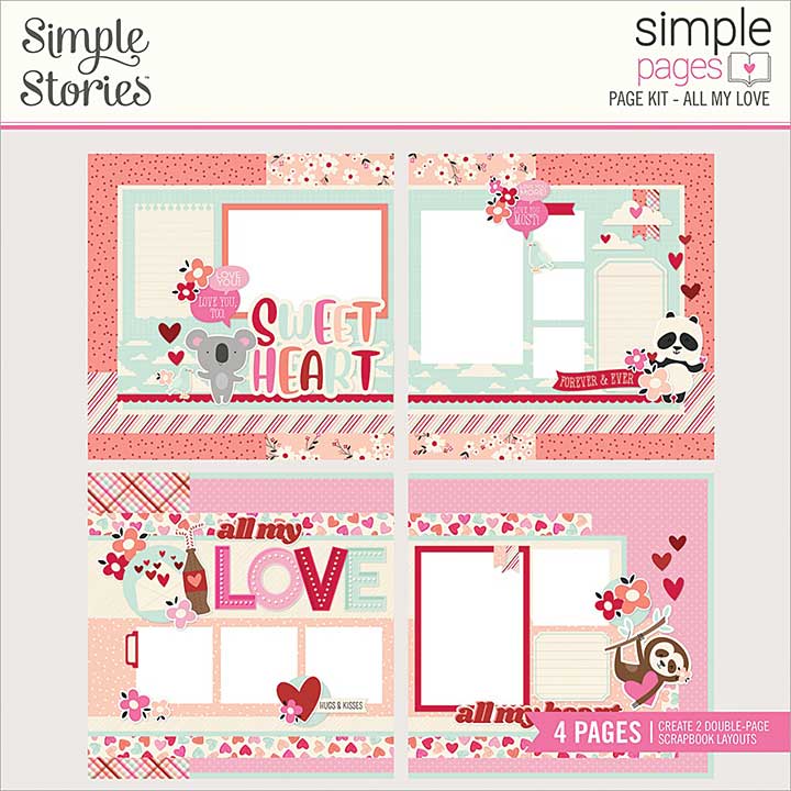 SO: Simple Stories Simple Pages Page Kit - All My Love