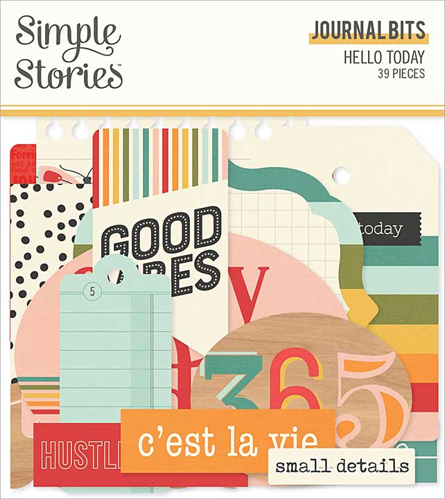 SO: Hello Today Bits & Pieces Die-Cuts 39pk - Journal