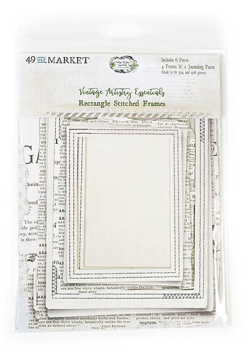 Vintage Artistry Essentials File Frame Set - Rectangle Stitched