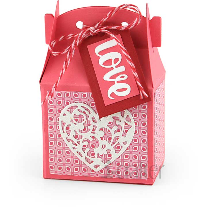 i-crafter Die Set - Valentine Gable Box by Lori Whitlock