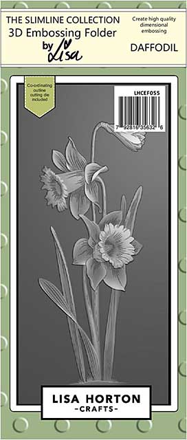 SO: Lisa Horton Crafts - Embossing Folder - Daffodil