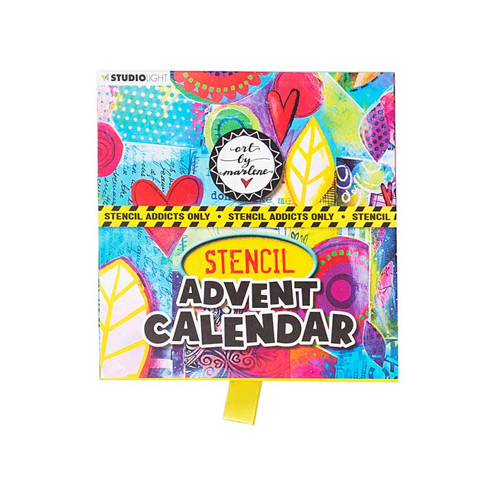 SO: Art By Marlene Essentials Advent Calendar Stencil Addicts Only (2023) (ABM-ES-AC03)