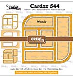 Crealies Cardzz Dies No. 544 Frame and Inlays Wendy (6 Shapes) (CLCZ544)