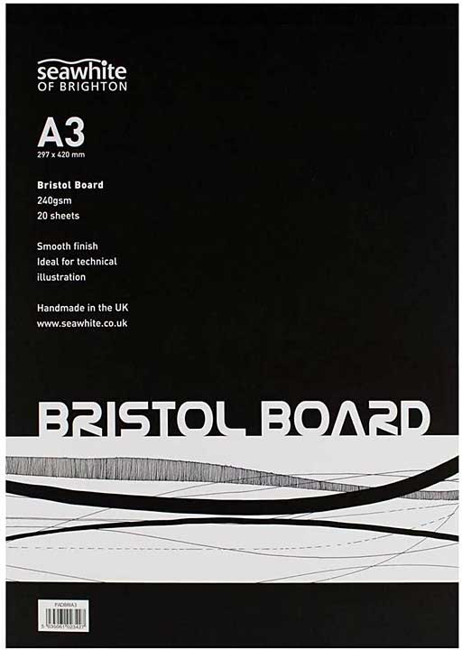 Seawhite of Brighton - Bristol Board A3 (20 sheets, 240gsm)