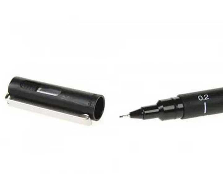 uni-ball uni PIN Fine Line Drawing Pen 0.2mm Black