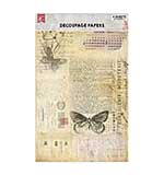 Little Birdie Decoupage Paper A4 4pk - Butterfly Chronicle