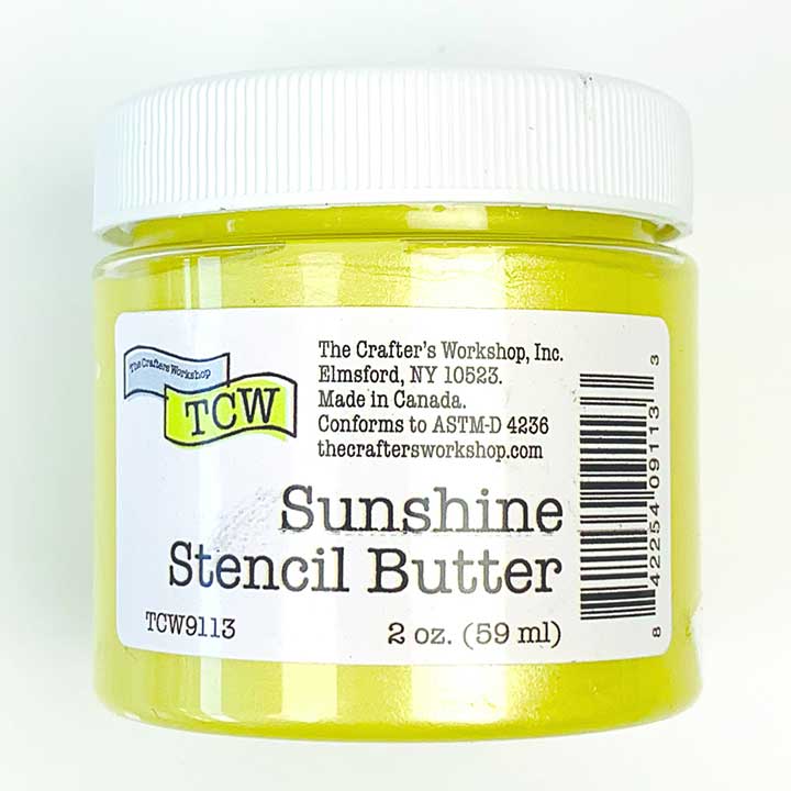 The Crafters Workshop Sunshine Stencil Butter 2 oz. (TCW9113)