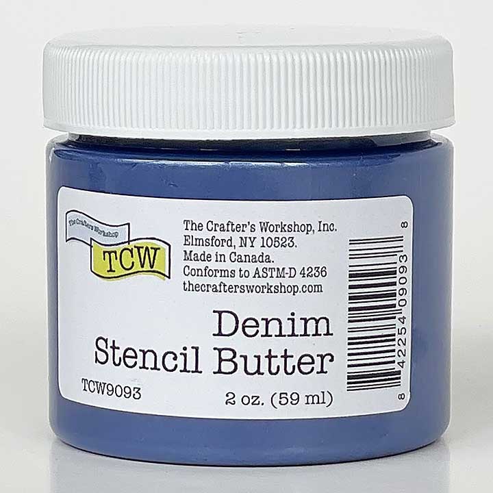 The Crafters Workshop Denim Stencil Butter 2 oz. (TCW9093)