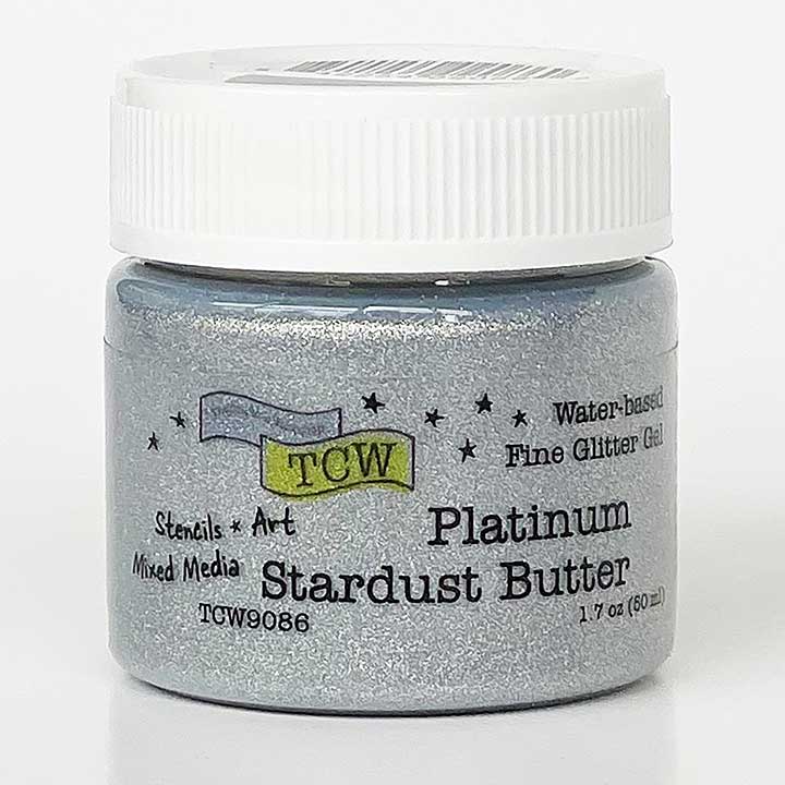The Crafters Workshop Platinum Stardust Butter 50ml (TCW9086)