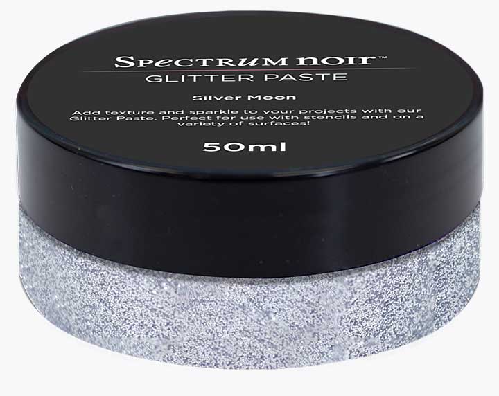 Spectrum Noir Glitter Paste Silver Moon 50ml (SN-GLIPA-SIMO)