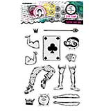 Art By Marlene Signature Collection Clear Stamp Playing Card Men (ABM-SI-STAMP648)