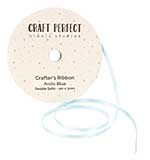 Craft Perfect Double Face Satin Ribbon 3mmX5m - Arctic Blue