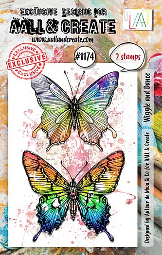 Aall and Create Stamp Set A7 Wiggle and Dance (0724)