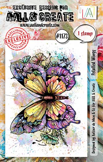 PRE: Aall and Create Stamp Set A7 Petalled Wings (0724)