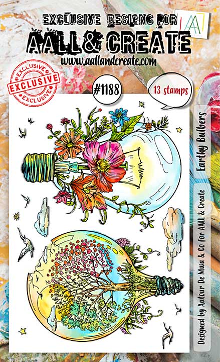 PRE: Aall and Create Stamp Set A6 Earthy Bulbers (0724)